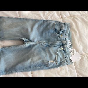 Good American good waist crop jeans